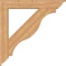 Ekena Millwork Funston Traditional Smooth Bracket w/ Offset Brace, Western Red Cedar, 7 1/2"W x 44"D x 44"H BKT0806X44X44FST01SWR - alternate 4